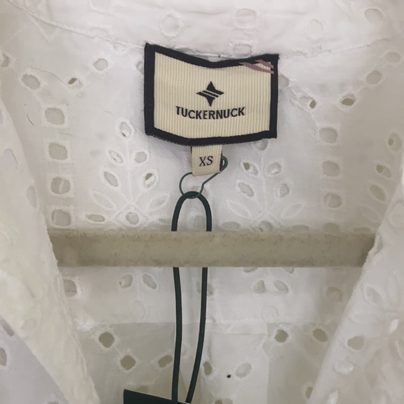 NWT Tuckernuck Provincial Eyelet Corsica Coverup XS - Picture 5 of 6